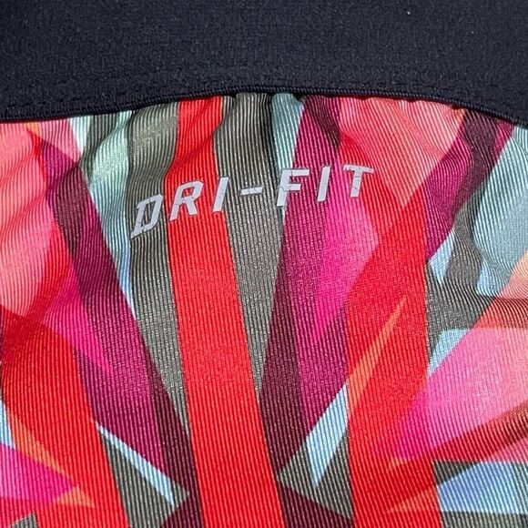NIKE Abstract, Vivid Color Capri Leggings, DRI-FIT, Moisture Wicking, Size S - Picture 3 of 7